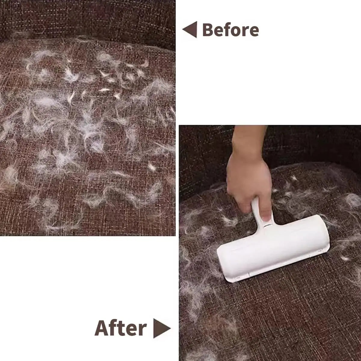 Pet Hair Remover Roller – Reusable for Dogs & Cats