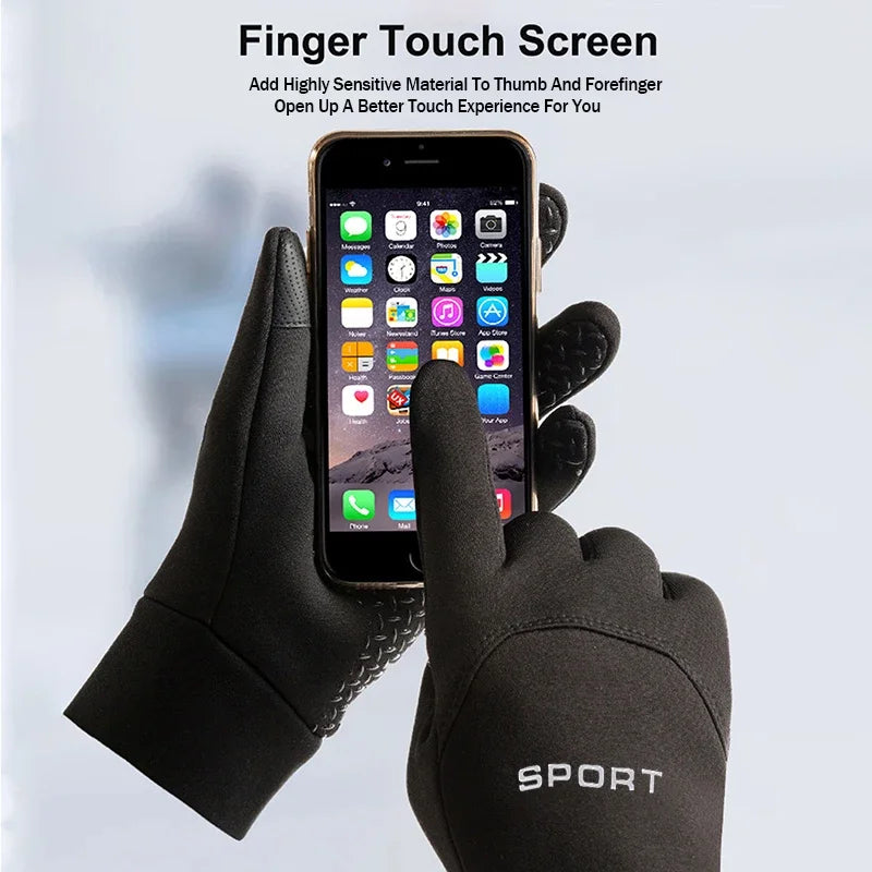 Winter Touchscreen Gloves – Warm & Windproof