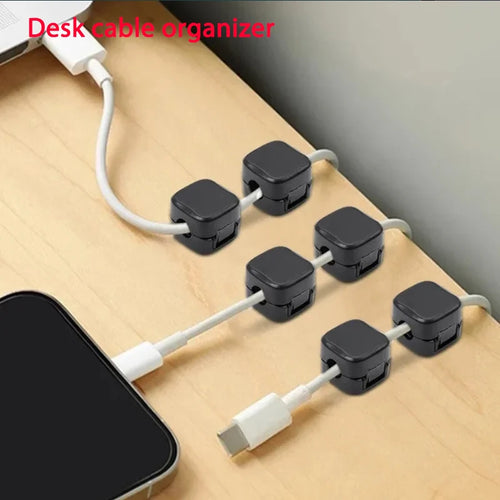 Magnetic Cable Organizer – Adhesive Cable Clips